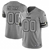 Nike Packers Customized 2019 Gray Gridiron Gray Vapor Untouchable Limited Jersey,baseball caps,new era cap wholesale,wholesale hats